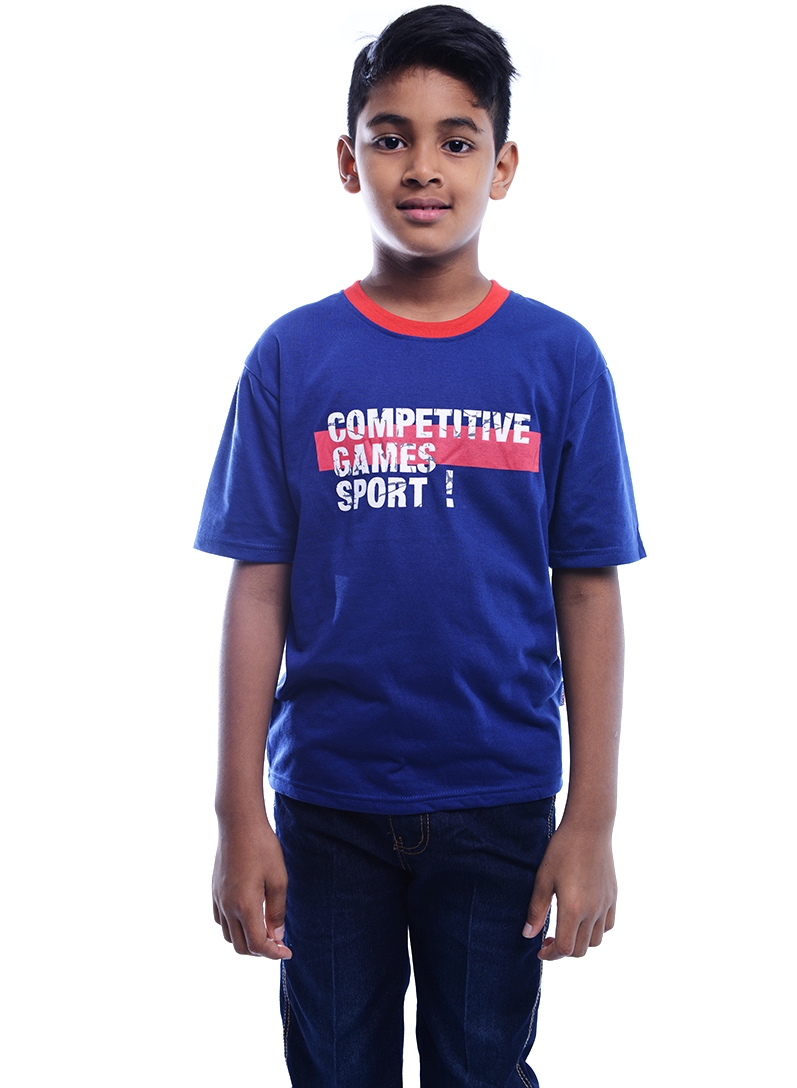 W811392NA Words Casual T Shirt Short Sleeve